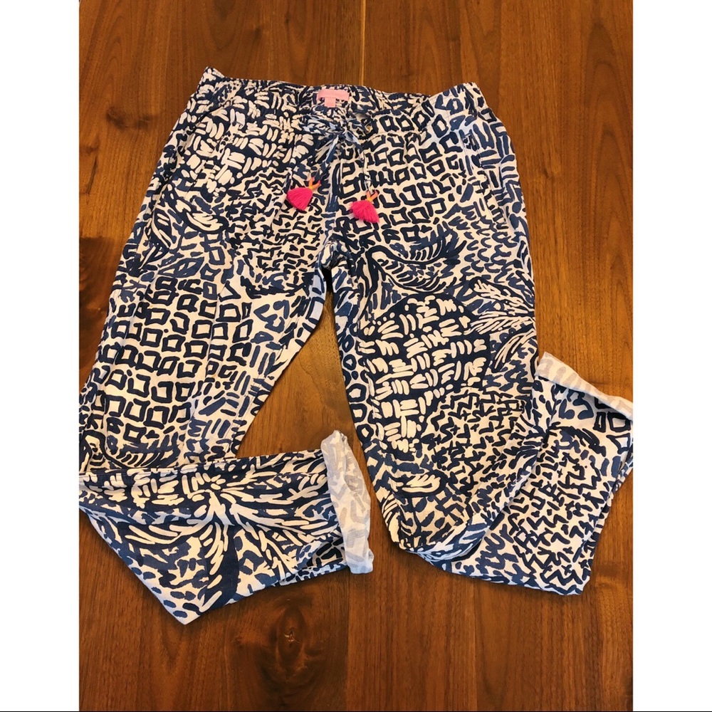 Lily Pulitzer linen pineapple beach pants🍍